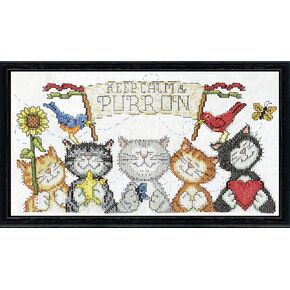 Janlynn Design Works Crafts Stamped Cross Stitch Kit, Various