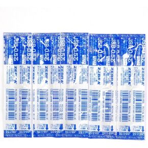 Zebra 0.5mm Royal Blue Gel Ink Refill (RJSB5- RBL), for Zebra Multi Function Pen Shabo X Ballpoint Pen, × 5 Pack/total 5 pcs (Japan Import) [Komainu-Dou Original Package]