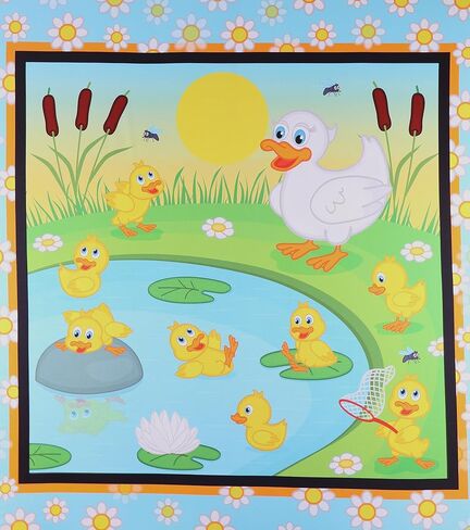 قماش موك للأقمشة الأم والطفل [45 بوصة. واسع] - مادة قطنية ممشطة 100% لخياطة اللحف| الفنون والحرف والخياطة، لوحة متعددة (36 بوصة) مقطوعة حسب الفناء in Kuwait