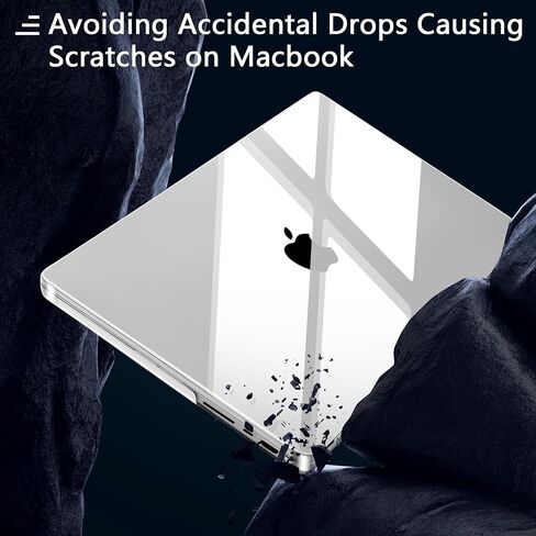 DONGKE Compatible with MacBook Pro 16 inch Case 2024 2023 2021 M4 Pro/Max A3403 A3186 M3 A2991 M2 A2780 M1 A2485 [ Premium Slim] Protective Hard Case Matte Cover for Mac Pro 16" - Desert Titanium in Kuwait