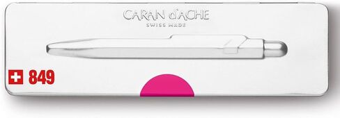 قلم حبر جاف Caran D'ache 849 Pop Line Fluo أرجواني مع صندوق معدني (849.590) in Saudi Arabia