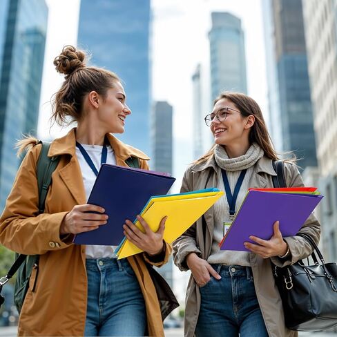 30 حزمة من المجلدات البلاستيكية مع جيب أمامي شفاف، 10 مجلدات جيب ملونة مع شوكات لمجلدات ورقية بحجم الحروف مع جيوب، 3 فتحات مثقوبة للمدرسة والمكتب المنزلي in Kuwait
