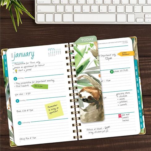 مخطط غلاف فني 2024: (نوفمبر 2023 حتى ديسمبر 2024) 5.5 بوصة × 8 بوصة مخطط يومي أسبوعي شهري وجدول أعمال سنوي. مجموعة الإشارة المرجعية ومجلد الجيب والملاحظات اللاصقة (الكسلان) in Kuwait