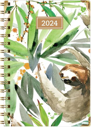 مخطط غلاف فني 2024: (نوفمبر 2023 حتى ديسمبر 2024) 5.5 بوصة × 8 بوصة مخطط يومي أسبوعي شهري وجدول أعمال سنوي. مجموعة الإشارة المرجعية ومجلد الجيب والملاحظات اللاصقة (الكسلان) in Kuwait