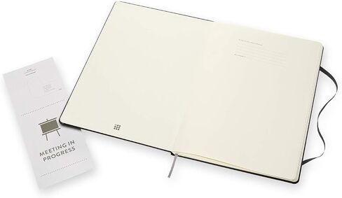 Moleskine A4 Size 21 x 29.7 cm Pro Notebook, Office Notebook, Hard Cover with Elastic Closure, Organised Layout with Detachable To-Do-List, Colour Black, 192 Pages in Kuwait