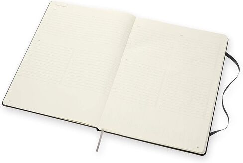 Moleskine A4 Size 21 x 29.7 cm Pro Notebook, Office Notebook, Hard Cover with Elastic Closure, Organised Layout with Detachable To-Do-List, Colour Black, 192 Pages in Kuwait