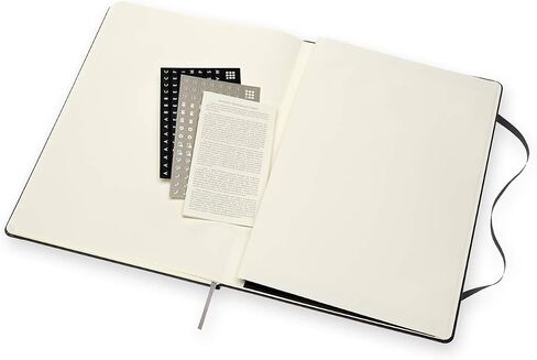 Moleskine A4 Size 21 x 29.7 cm Pro Notebook, Office Notebook, Hard Cover with Elastic Closure, Organised Layout with Detachable To-Do-List, Colour Black, 192 Pages in Kuwait