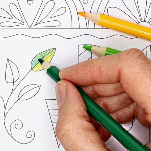 أقلام رصاص ملونة من LEISURE ARTS 24 قطعة، أقلام رصاص ملونة، مجموعة أقلام رصاص ملونة، أقلام تلوين، أقلام تلوين لكتب التلوين للكبار، مجموعة أقلام ملونة، أقلام ملونة، مجموعة أقلام ملونة in Kuwait