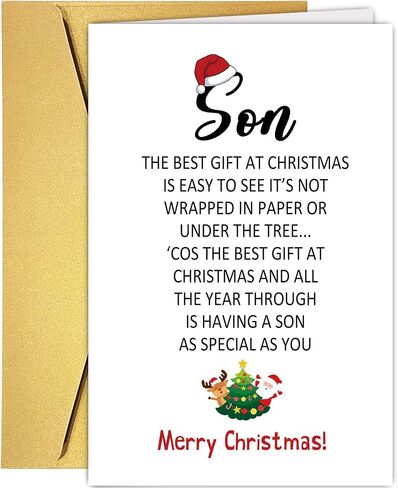 Supoeguk Romantic Christmas Card for Him Her, Cute Xmas Card for Wife Husband, Merry Christmas Card, My Christmas Wish Came True, I Found You in Kuwait