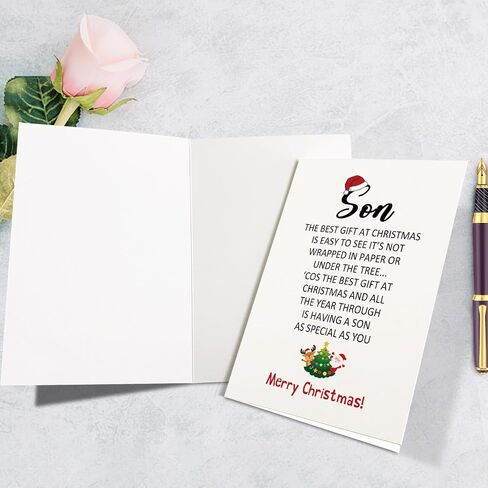 Supoeguk Romantic Christmas Card for Him Her, Cute Xmas Card for Wife Husband, Merry Christmas Card, My Christmas Wish Came True, I Found You in Kuwait