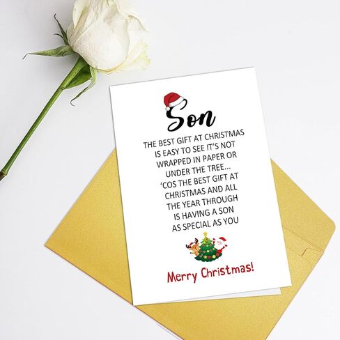 Supoeguk Romantic Christmas Card for Him Her, Cute Xmas Card for Wife Husband, Merry Christmas Card, My Christmas Wish Came True, I Found You in Kuwait