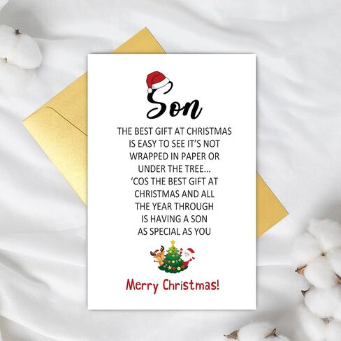 Supoeguk Romantic Christmas Card for Him Her, Cute Xmas Card for Wife Husband, Merry Christmas Card, My Christmas Wish Came True, I Found You in Kuwait
