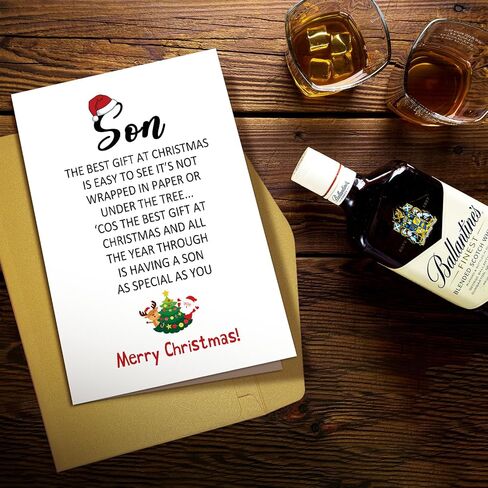Supoeguk Romantic Christmas Card for Him Her, Cute Xmas Card for Wife Husband, Merry Christmas Card, My Christmas Wish Came True, I Found You in Kuwait