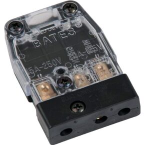 Marinco 20F-X Bates - Stage Pin 20 Amp, 125 Volt, Female Inline - Clear Cover