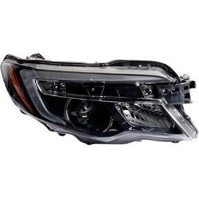 TRQ Right Headlight Compatible with 2016-2020 Honda Pilot 2017-2020 Ridgeline