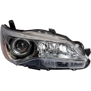 TRQ Right Headlight Compatible with 15-17 Toyota