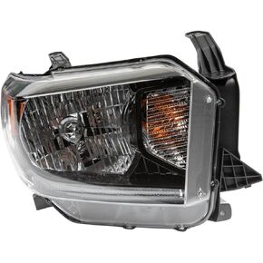 TRQ Right Headlight Compatible with 2018 Toyota Tundra