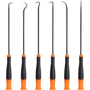 HORUSDY مجموعة خطافات وخطافات دقيقة مكونة من 6 قطع، مانع تسرب الزيت التلقائي للسيارة/حلقة دائرية، حشية مانعة للتسرب، مزيل سحب السنانير الدقيقة الصغيرة in Kuwait