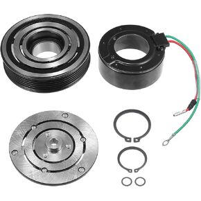 X AUTOHAUX AC Compressor Clutch Set for Honda Civic 1.7L 2001 2002 2003 2004 2005 A/C Clutch Repair Assembly Replace No.38810P2FA01