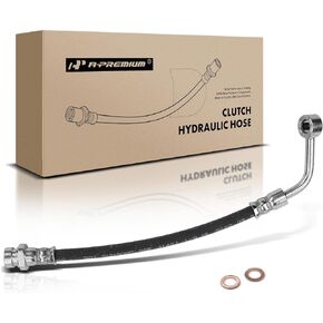 A-Premium Clutch Hydraulic Hose Line Compatible with Hyundai Elantra 2001-2006, Tiburon 2003-2008 & Kia Spectra Spectra5 2005-2009 L4 2.0L, Replace# 416402D000