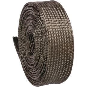 Heat Shield Protector Sleeve Cover - Car Automotive Spark Plug Wire Protector for Hoses, Cables and Fuel Line (1/2'' - 6ft)