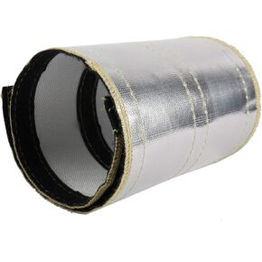 AuInLand Heat Shield Barrier, Heat Shroud Sleeve, Heat Shield Barrier Cover Wrap, Fiberglass Heat Wrap, 7 in × 23.6 in
