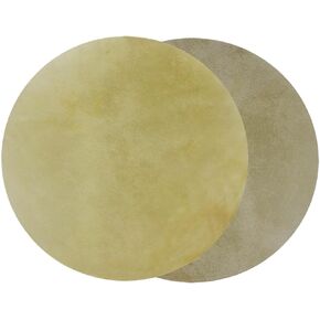 2pcs Djembe Drum Skin African Drum Skin Buffalo Drum Skin Musical Instruments Buffalo Leather African Drum Covers Musical Instrument Accessories Replace Component Supplies Part