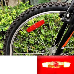 WELNENT 2 PCS Bicycle Wheel Spoke Reflectors