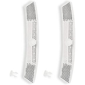 Stick-on Front Fork Leg Reflectors - Safety Spoke Reflective Quick Mount Custom Accessories Adhesive Reflector for Motorcycle Handle, Cylindrical, Bicycle and Bike (Oval)