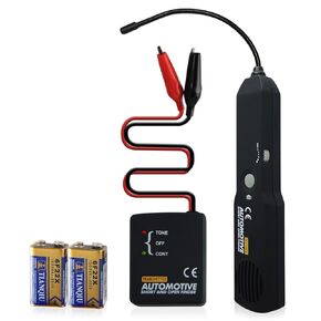 Automotive Electrical Open&Short Finder Circuit Tester Power Probe Circuit Finder Detector Tone Generator Cable Wire Breaker Tracker Circuit Fault Finder DC 6-42V Car Diagnostic Tool em415Pro