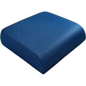 YOUFI Extra Thick Large Seat Cushion -19 X 17.5 X 4 Inch Gel Memory Foam Cushion with Carry Handle Non Slip Bottom - Pain Relief Coccyx Cushion for Wheelchair Office Chair (BLACK (1PACK))