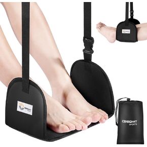 2-Pack Airplane Foot Rest - Portable and Adjustable Airplane Foot Hammock for Plane Travel to Relaxing Your Feet - Office Footrests