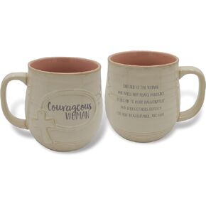 Abbey & CA Gift Courageous Woman Pottery Mug