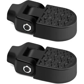 TOBWOLF 1 Pair Mini Bike Rear Pedals, 3.1x1.6 in / 8x4cm Aluminium Alloy Folding Bike Pegs, Non-Slip Bicycle Footrests, Foot Plates Pedals for Folding Mountain Bike, Foldable Bicycle