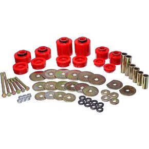 Energy Suspension 4.4123R Body Mount Bushing Set, 1 Pack