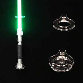 Lightsaber wall mount Light saber display wall mount Lightsaber stand Compatible with most sword (black)
