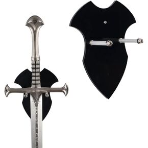 Sword Holder Wall mounted sword rack Axe Holder Sword Hangers for Wall Sword Holder Display Axe Vertical Display and Decoration (Black 1 set)