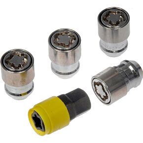 Dorman 712-681 M14-1.50 Wheel Lock Set, 5 Pack, Silver