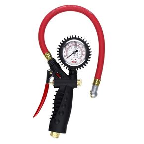 MILTON S-574A Analog Inflator Gauge with Straight Chuck
