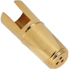 axophone Mouthpiece Protective Cover, Saxophone Mouthpiece Protective Cap Sax Clarinet Mouth Piece Cover Metal Instrument Accessory(Alto)