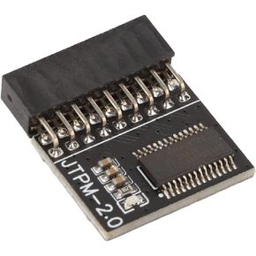TPM2.0 Module, 18Pin TPM Module System Components Motherboards for Asrock, for Windows, for Intel from 100 Series Onwards are Supported