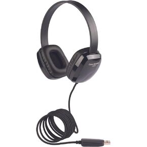 Cyber Acoustics USB Stereo Headphones for PCs and Other USB Devices in The Office, Classroom or Home (ACM-6005)