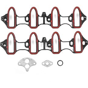 LIMICAR Intake Manifold Gasket MS92211 MS18007 MS4657 Compatible with Chevrolet GMC Hummer 5.3L 4.8L 02-03 Cadillac Escalade 5.3L 01-03 GMC Sierra 1500 HD 6.0L 01-02 GMC Yukon 6.0L