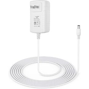 30W Power Cord Adapter Replacement for Echo Show 8 3rd Gen., Show 10 3rd Gen., Show 15, Echo 3rd/4th Gen. - White Wall Charger Cable, 5ft