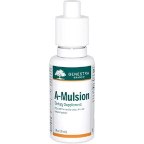 Genestra Brands A-Mulsion | Vitamin A Liquid to Support Immune System, Skin, Vision, Bones, and Teeth* | 1 Fl Oz | Citrus Flavor