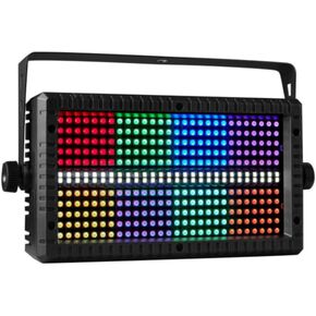 60W Mni LED Strobe RGB 3in1 8 Partition +White 8000K 4Partition DMX Super Bright Dj Wash Bar Strobe Stage Lighting Effects (HYU-60WStrobe)