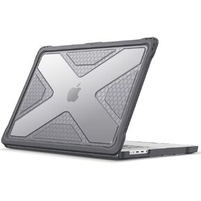Fintie Case for MacBook Pro 16 Inch Case A2991 A2780 A2485 (2023 2022 2021 Release) - Heavy Duty Rugged Hard Shell Cover with TPU Bumper for MacBook Pro 16" M3/M2/M1 Pro/Max Chip, Clear