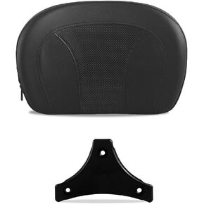 Black Sissy Bar Passenger Backrest Pad fits for Harley Davidson HD Touring Model 1997-2022(P/N 52300324, 52627-09, 54247-09, 52933-97b,52805-97B,52723-06,5230057,52300258)