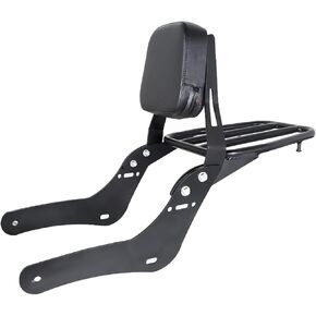 labwork Motorcycle Backrest Sissy Bar with Comfortable Pad & Luggage Rack Replacement for Honda 500 300 CMX500 CMX300 2017-2022