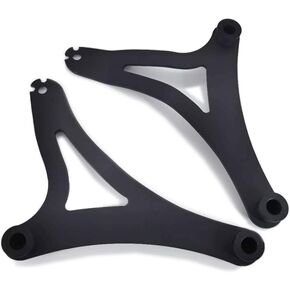 M Maintenanse Adjustable Driver/Passenger Seat Backrest Component:Fixed Mounts (Indian Hard Saddlebag 14-22 (Chrome))